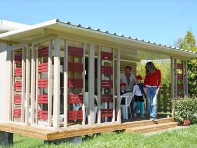 Location camping Lot et garonne, chalet 4/5 personnes.