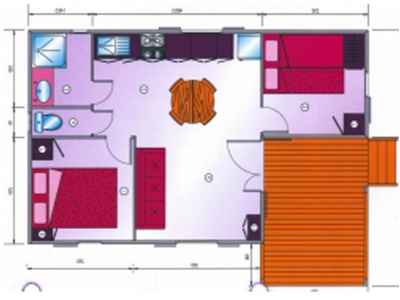 Plan de Location chalet Edelweiss